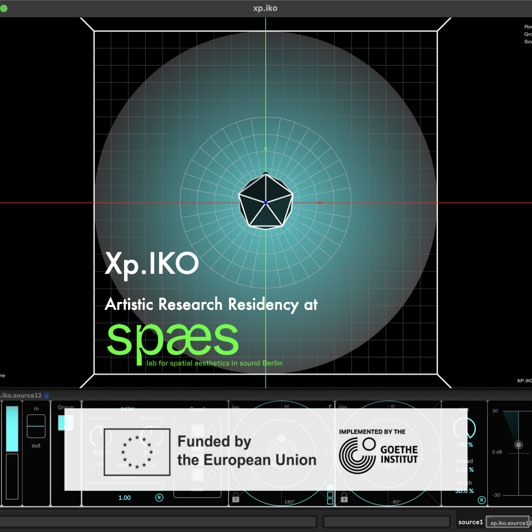 Spatial Audio Research Residency at Spaes Lab – Xp & IKO